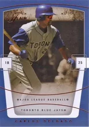 2004 Flair #10 - Carlos Delgado - Toronto Blue Jays