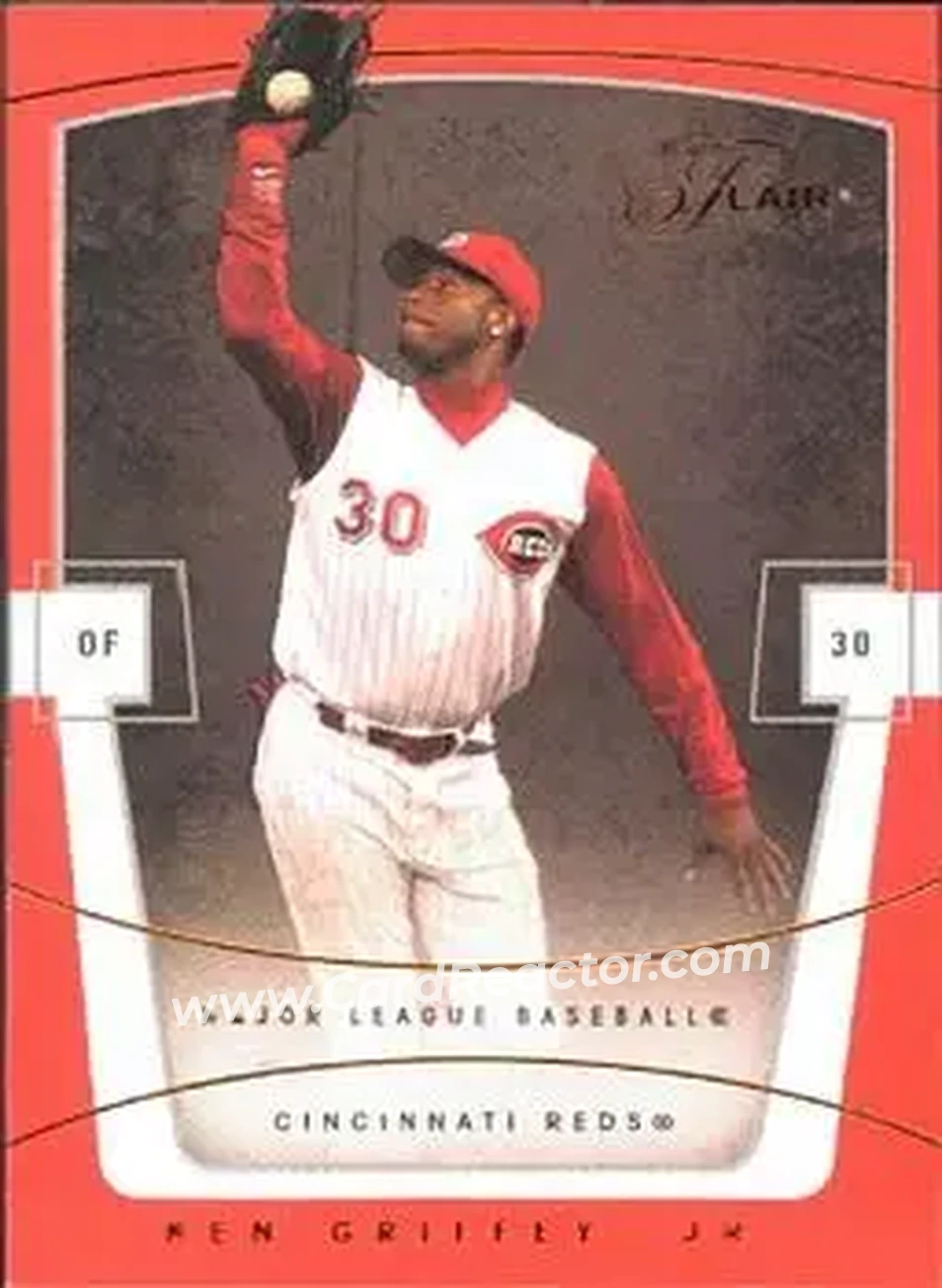 2004 Flair #12 - Ken Griffey Jr. - Cincinnati Reds - Front