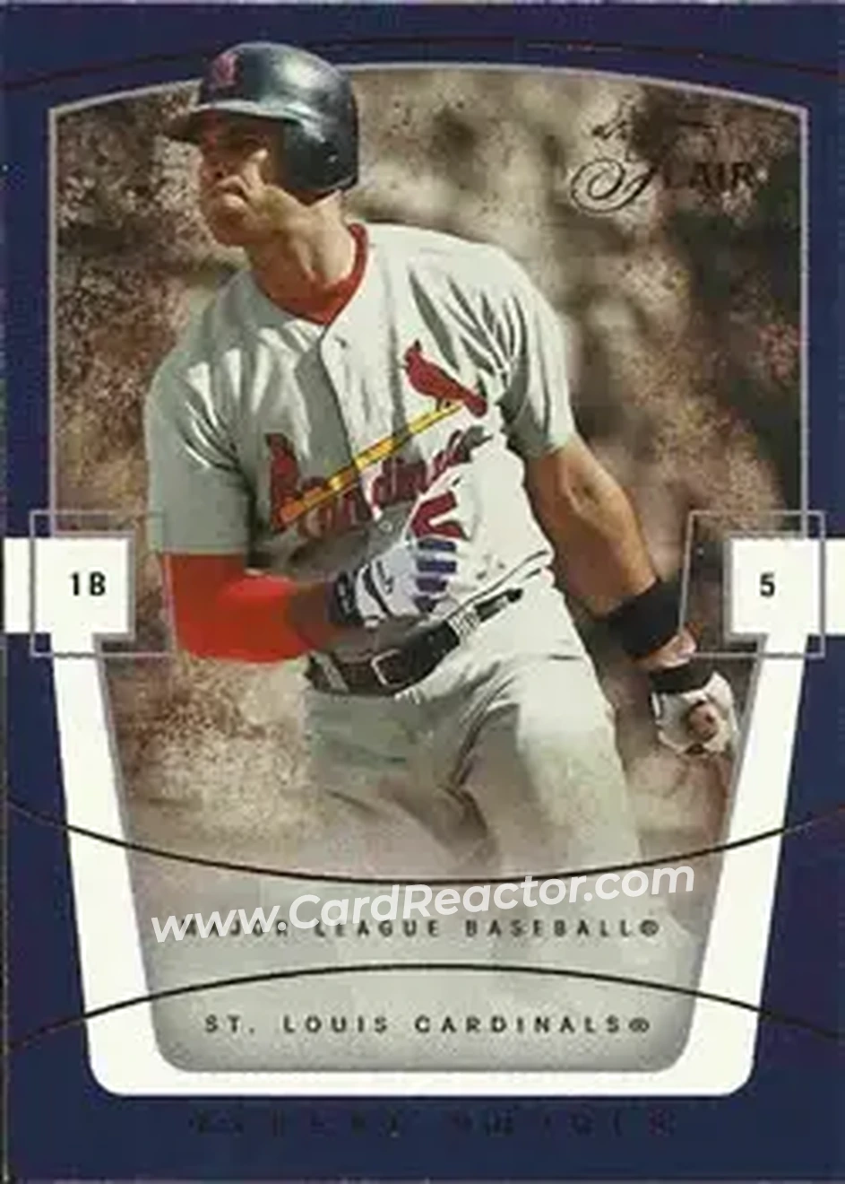 2004 Flair #15 - Albert Pujols - St. Louis Cardinals - Front