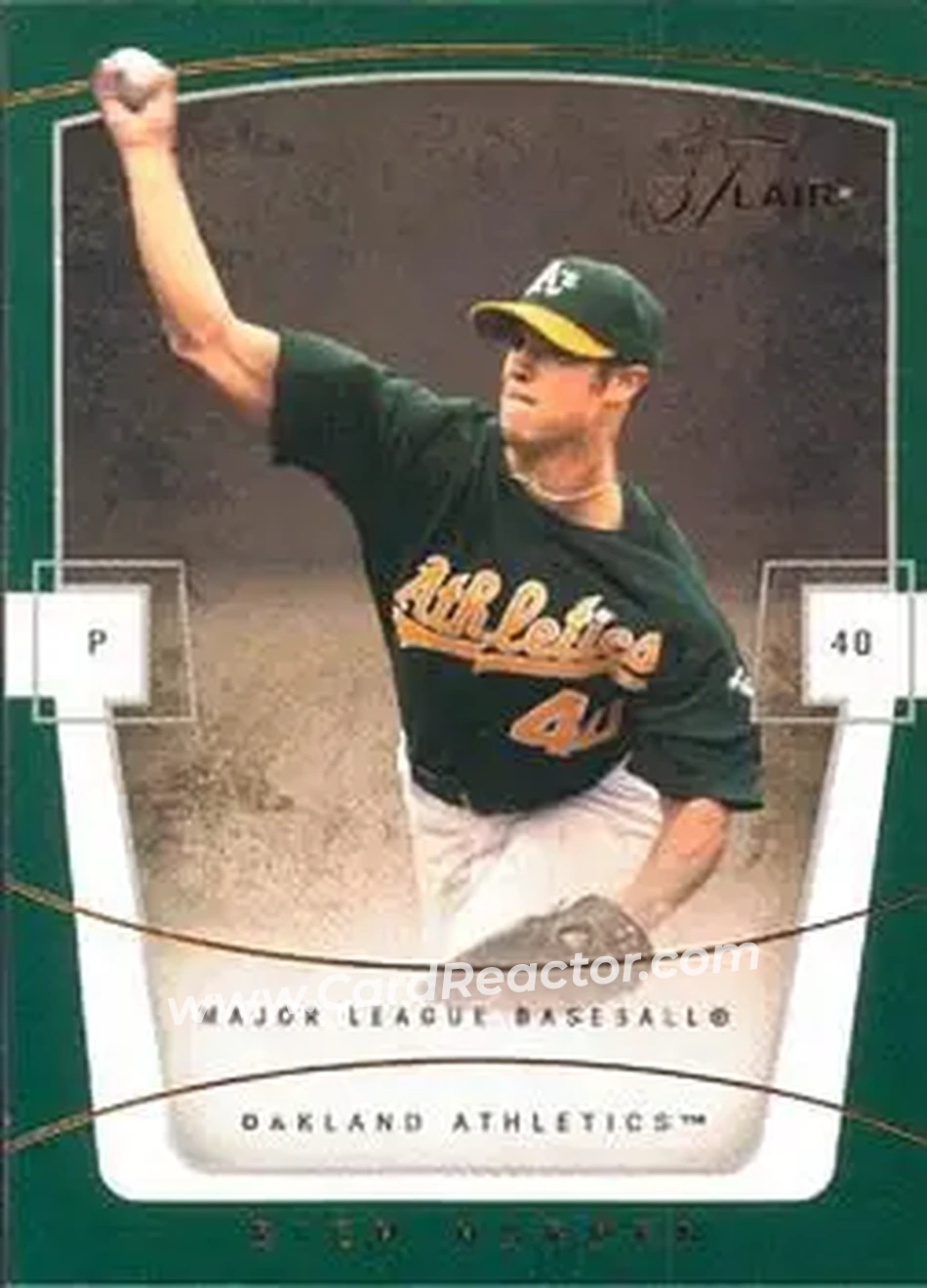 2004 Flair #29 - Rich Harden - Oakland Athletics - Front 2004 Flair #29 - Rich Harden - Oakland Athletics - Front