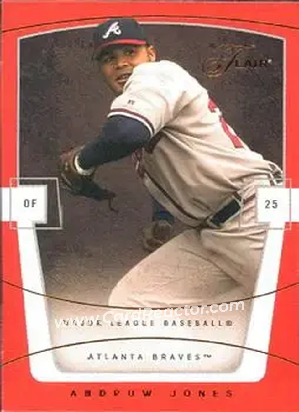 2004 Flair #30 - Andruw Jones - Atlanta Braves - Front