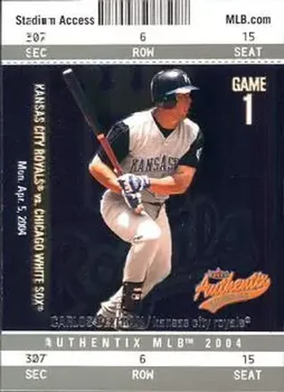 2004 Fleer Authentix feature card