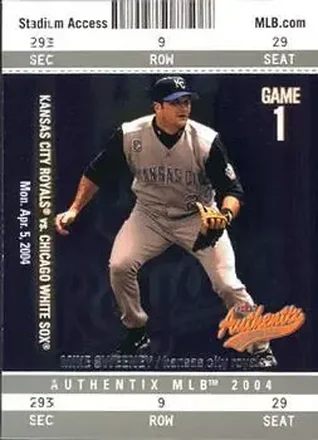 2004 Fleer Authentix feature card