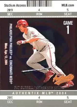 2004 Fleer Authentix feature card
