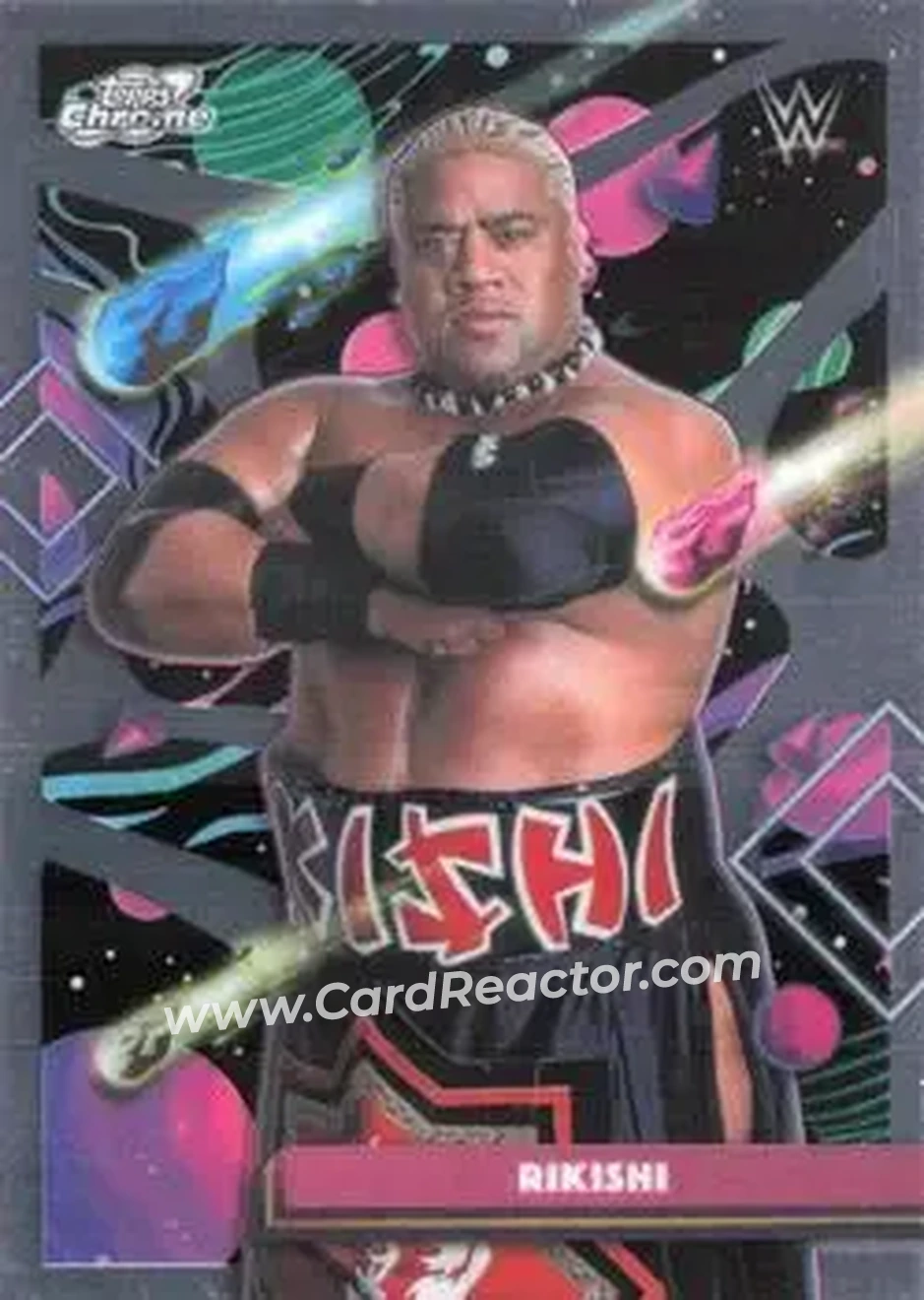 2026 Topps Chrome Cosmic WWE #11 - Rikishi - Front