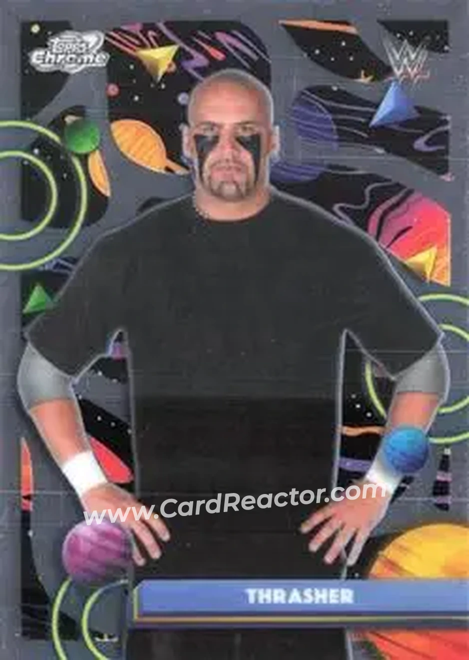 2026 Topps Chrome Cosmic WWE #18 - Thrasher - Front