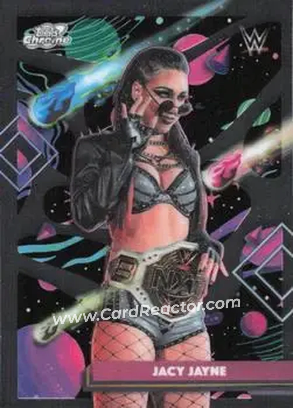 2026 Topps Chrome Cosmic WWE #19 - Jacy Jayne - Front