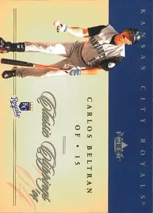 2004 Fleer Classic Clippings #7 - Carlos Beltran - Kansas City Royals