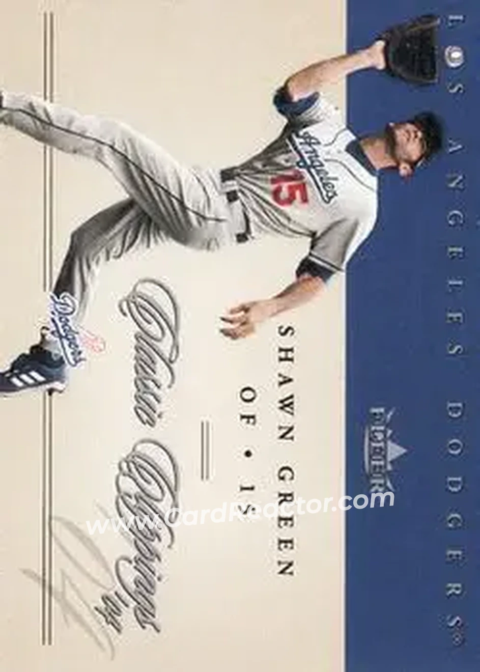2004 Fleer Classic Clippings #9 - Shawn Green - Los Angeles Dodgers - Front