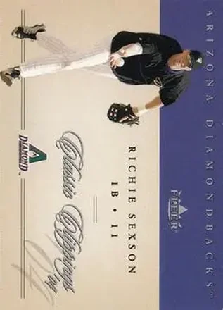 2004 Fleer Classic Clippings #10 - Richie Sexson - Arizona Diamondbacks