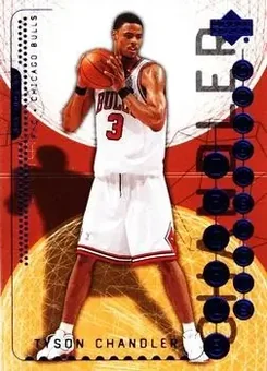 2003-04 Upper Deck Triple Dimensions #8 - Tyson Chandler - Chicago Bulls
