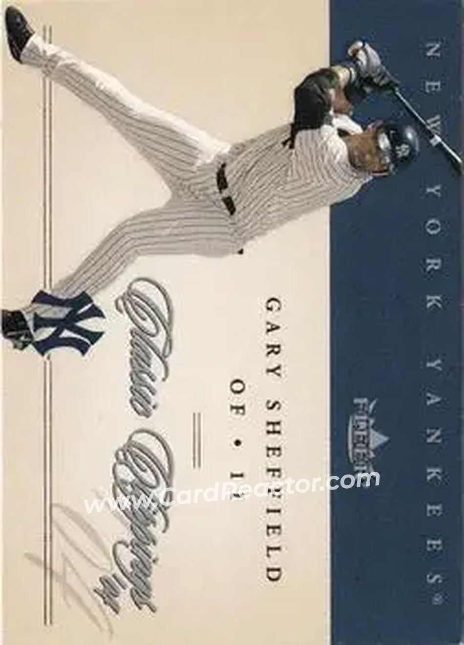 2004 Fleer Classic Clippings #21 - Gary Sheffield - New York Yankees - Front