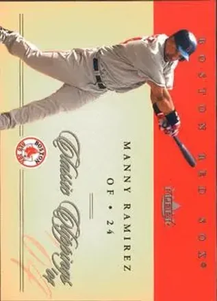 2004 Fleer Classic Clippings #24 - Manny Ramirez - Boston Red Sox
