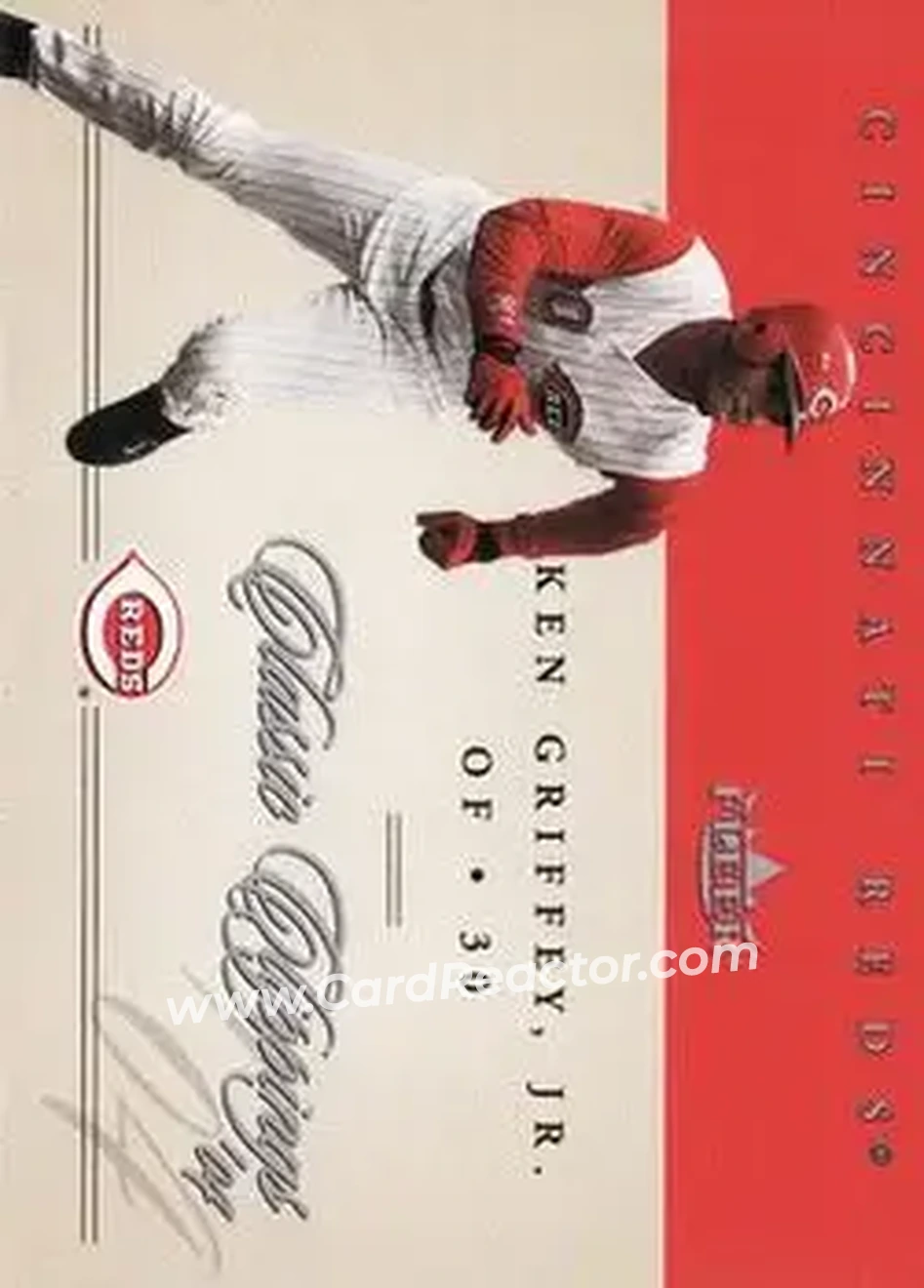 2004 Fleer Classic Clippings #26 - Ken Griffey Jr. - Cincinnati Reds - Front