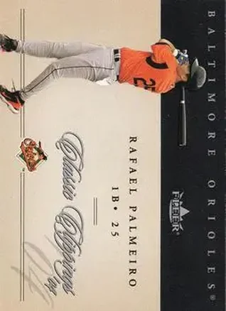 2004 Fleer Classic Clippings #27 - Rafael Palmeiro - Baltimore Orioles