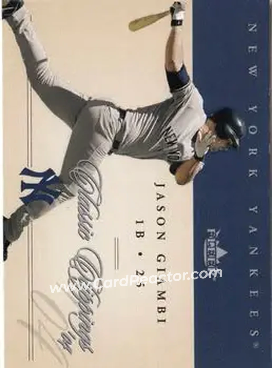 2004 Fleer Classic Clippings #32 - Jason Giambi - New York Yankees - Front