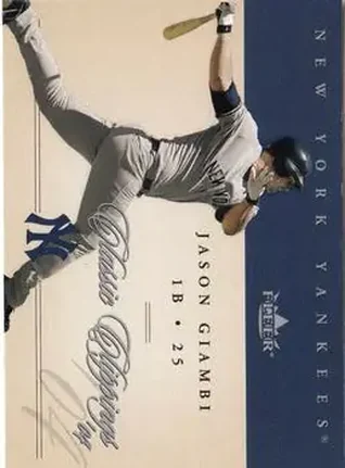 2004 Fleer Classic Clippings #32 - Jason Giambi - New York Yankees