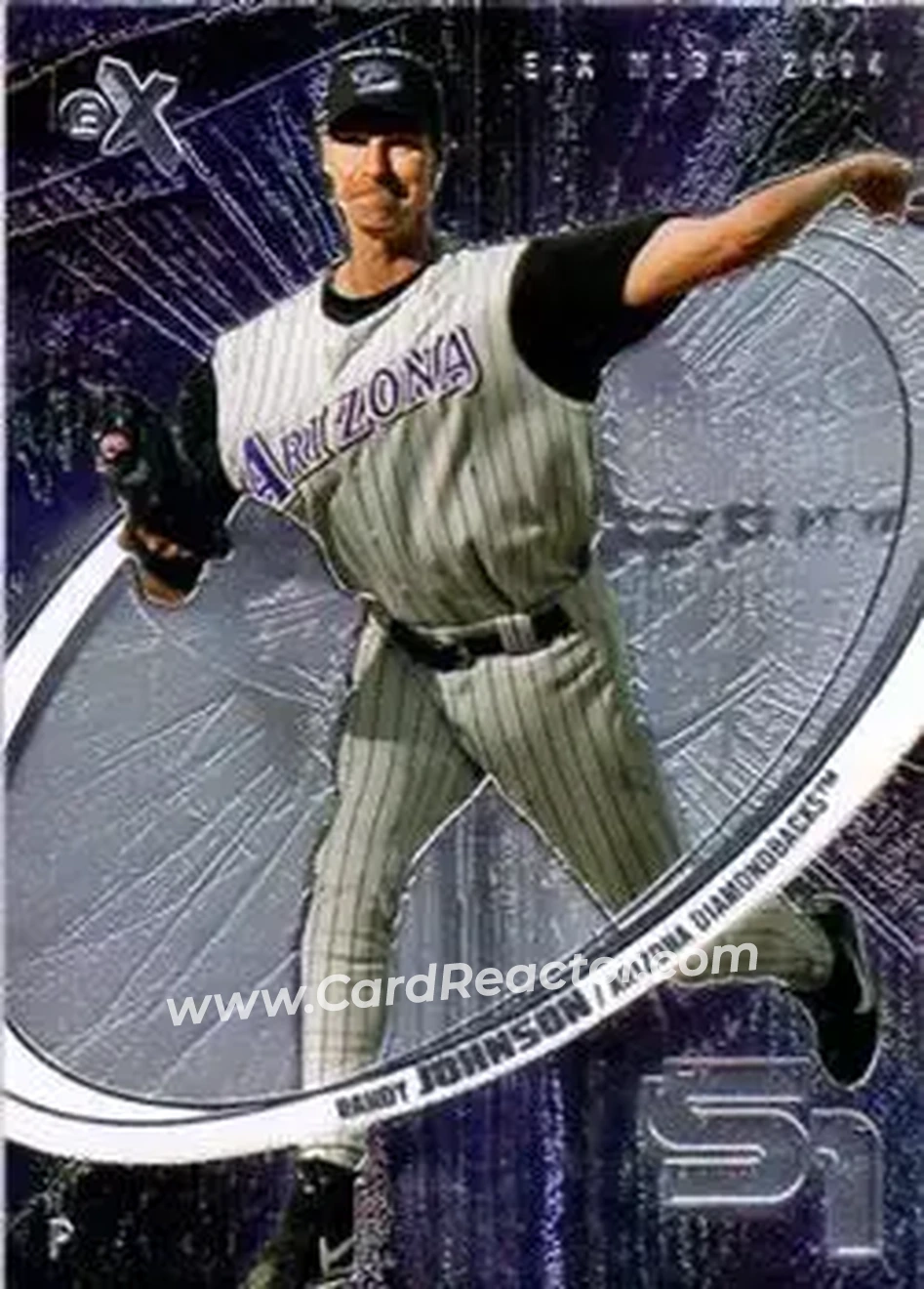 2004 Fleer E-X #2 - Randy Johnson - Arizona Diamondbacks - Front