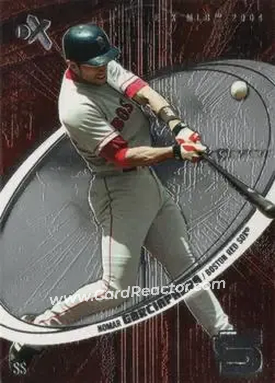 2004 Fleer E-X #6 - Nomar Garciaparra - Boston Red Sox - Front 2004 Fleer E-X #6 - Nomar Garciaparra - Boston Red Sox - Front