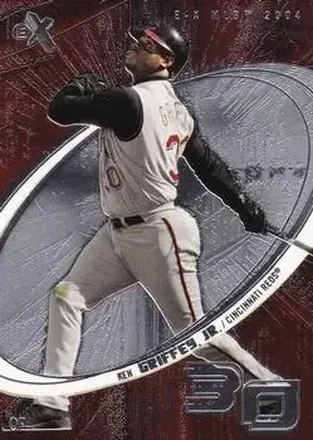 2004 Fleer E-X #10 - Ken Griffey Jr. - Cincinnati Reds