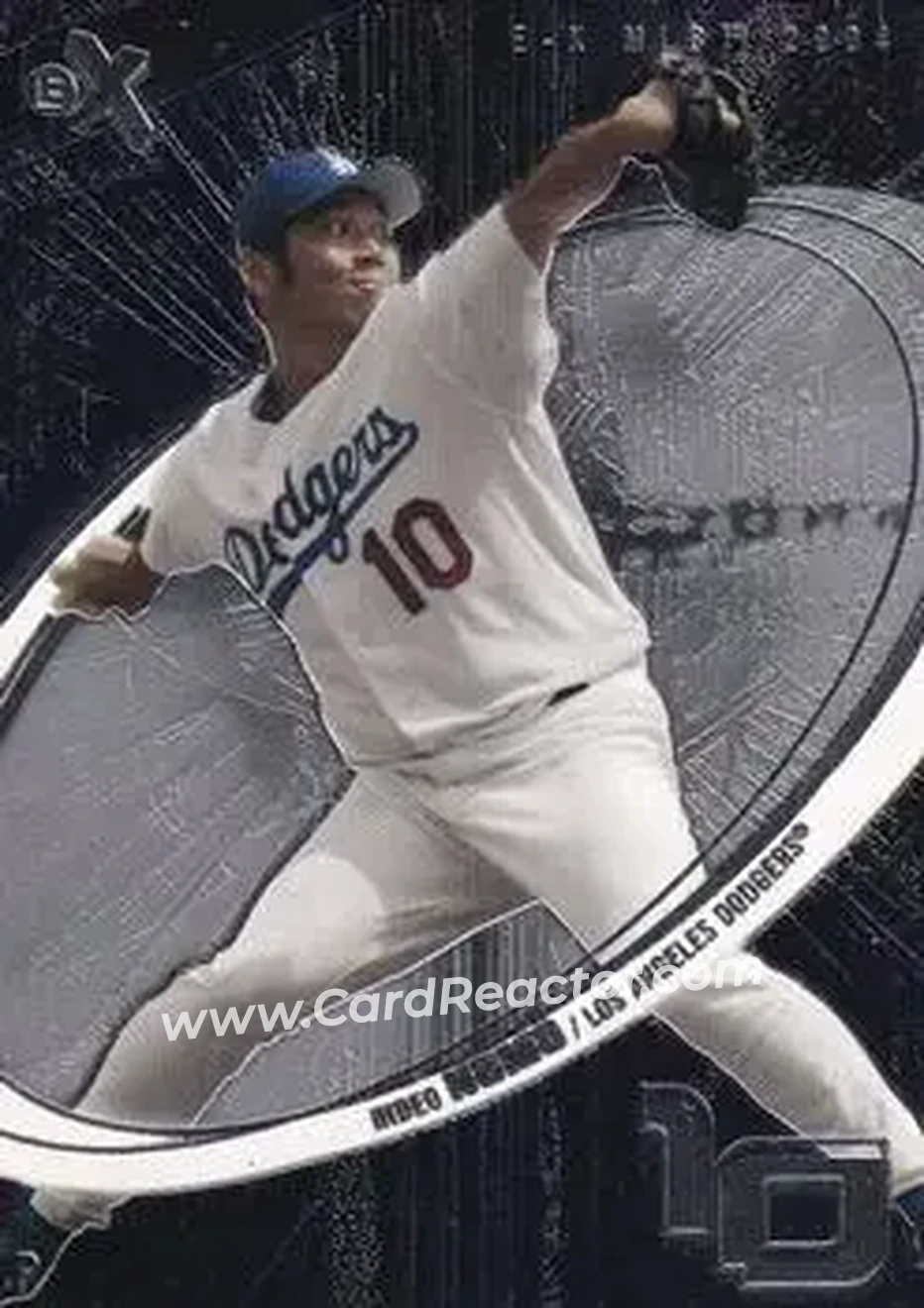 2004 Fleer E-X #19 - Hideo Nomo - Los Angeles Dodgers - Front