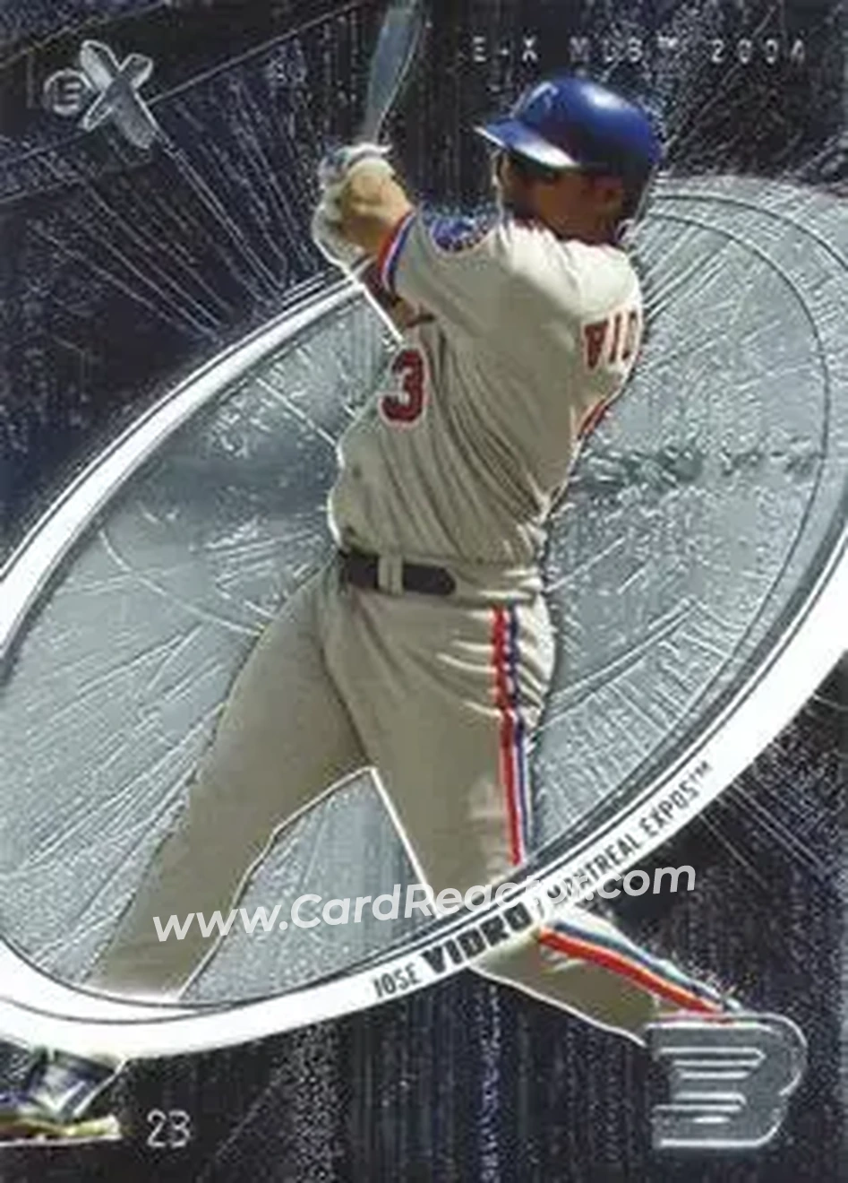 2004 Fleer E-X #22 - Jose Vidro - Montreal Expos - Front