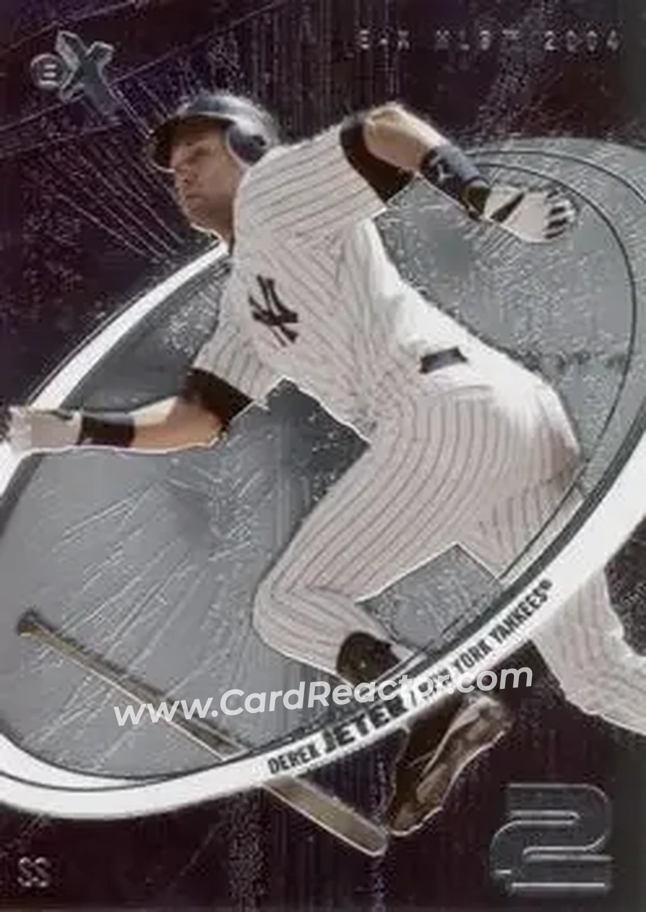 2004 Fleer E-X #26 - Derek Jeter - New York Yankees - Front 2004 Fleer E-X #26 - Derek Jeter - New York Yankees - Front
