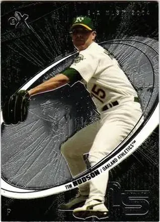 2004 Fleer E-X #27 - Tim Hudson - Oakland Athletics