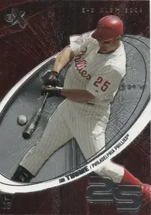 2004 Fleer E-X #28 Jim Thome