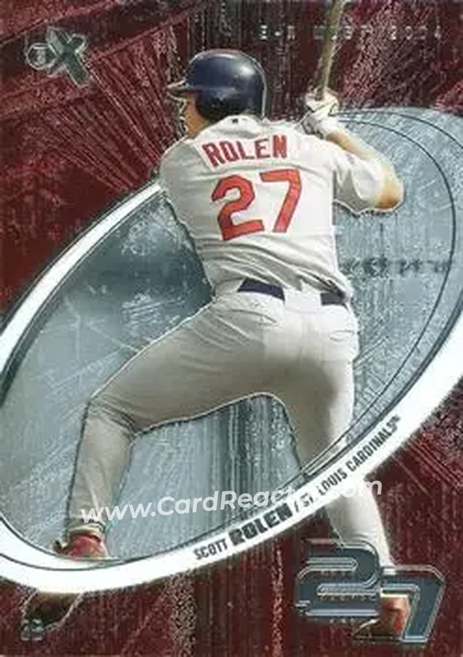 2004 Fleer E-X #33 - Scott Rolen - St. Louis Cardinals - Front