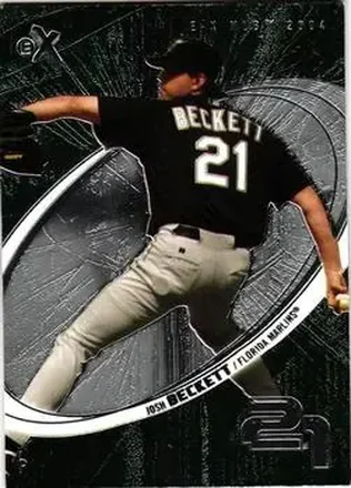 2004 Fleer E-X #40 - Josh Beckett - Florida Marlins