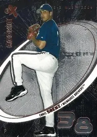 2004 Fleer E-X #62 Chris Saenz