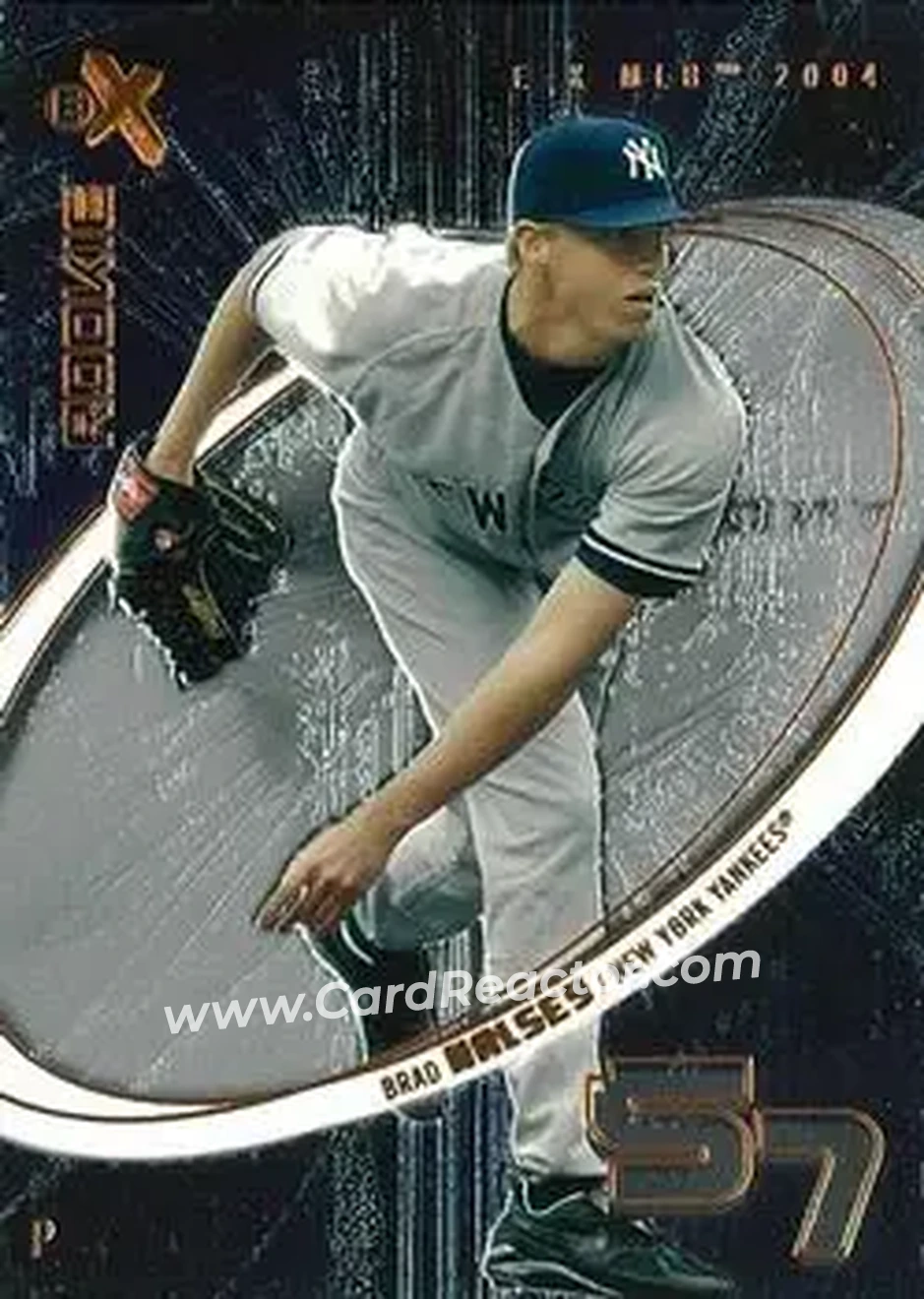 2004 Fleer E-X #65 - Brad Halsey - New York Yankees - Front