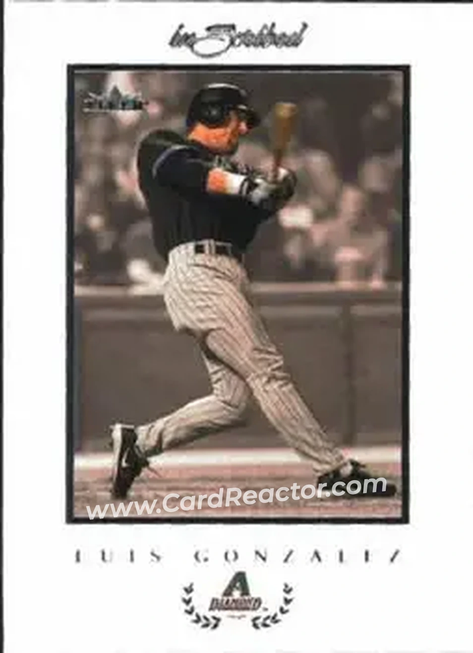 2004 Fleer InScribed #6 - Luis Gonzalez - Arizona Diamondbacks - Front
