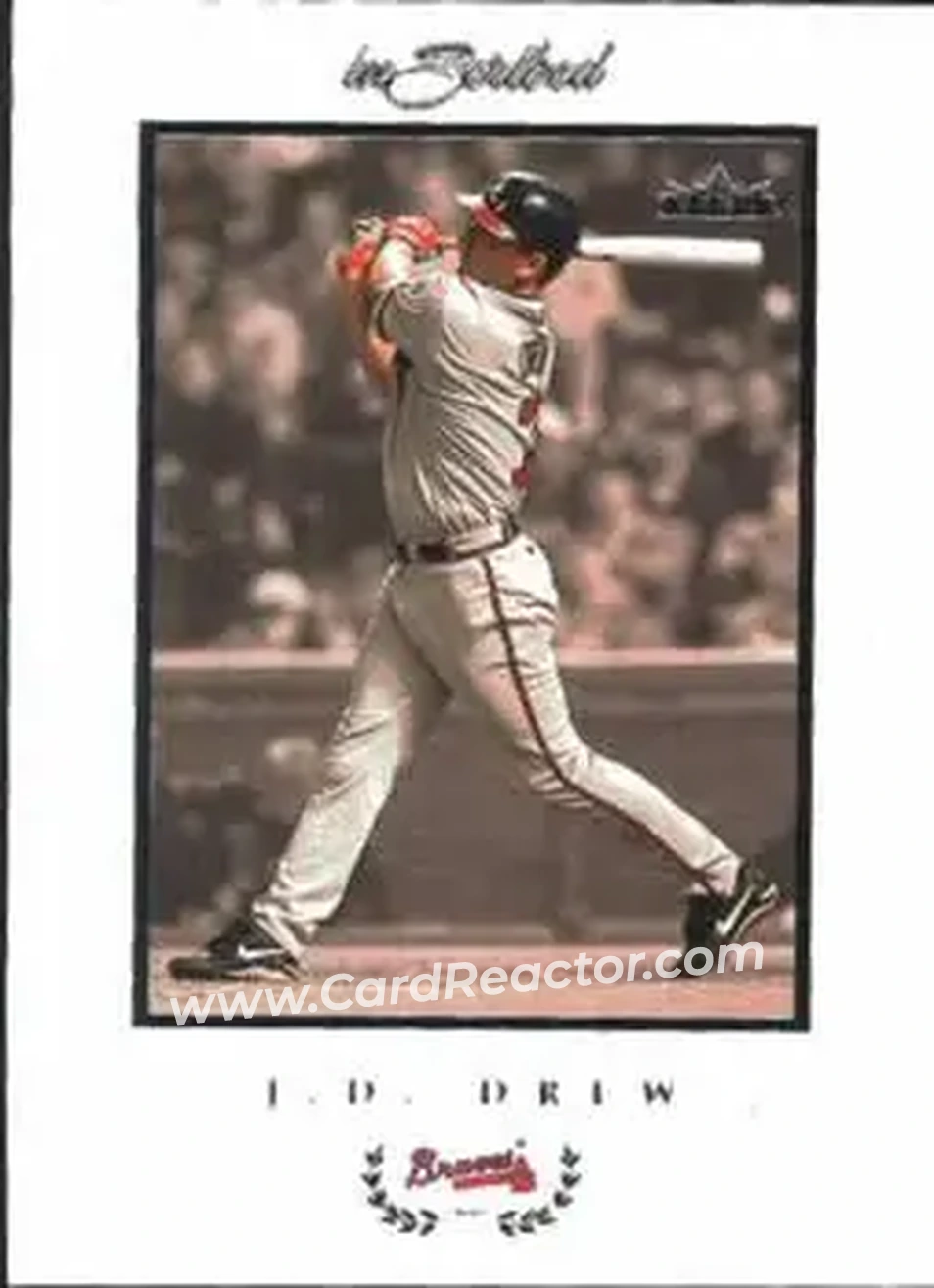 2004 Fleer InScribed #7 - J.D. Drew - Atlanta Braves - Front