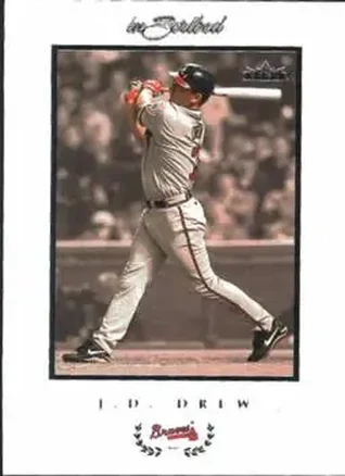 2004 Fleer InScribed #7 - J.D. Drew - Atlanta Braves