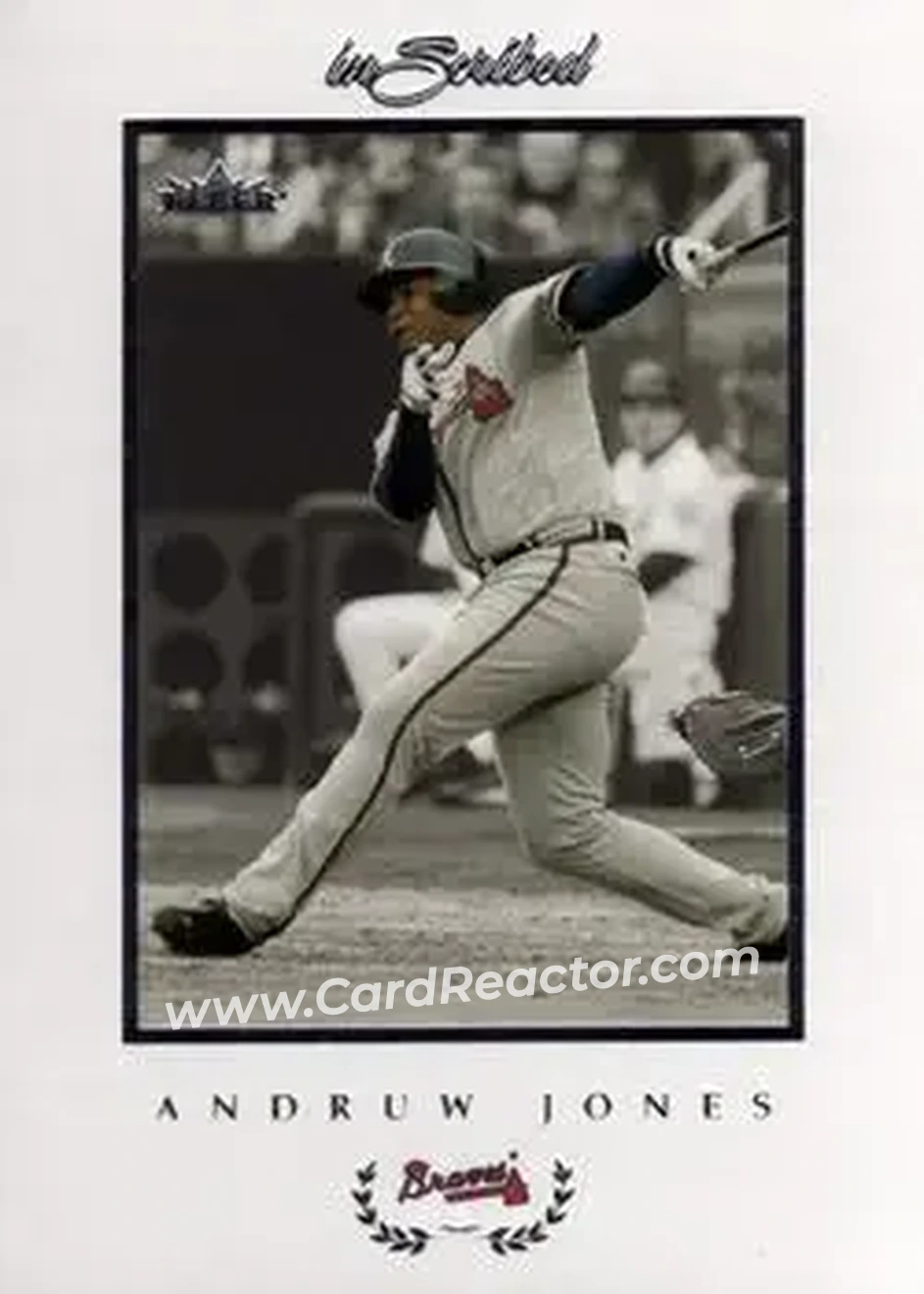 2004 Fleer InScribed #9 - Andruw Jones - Atlanta Braves - Front