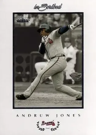 2004 Fleer InScribed #9 - Andruw Jones - Atlanta Braves