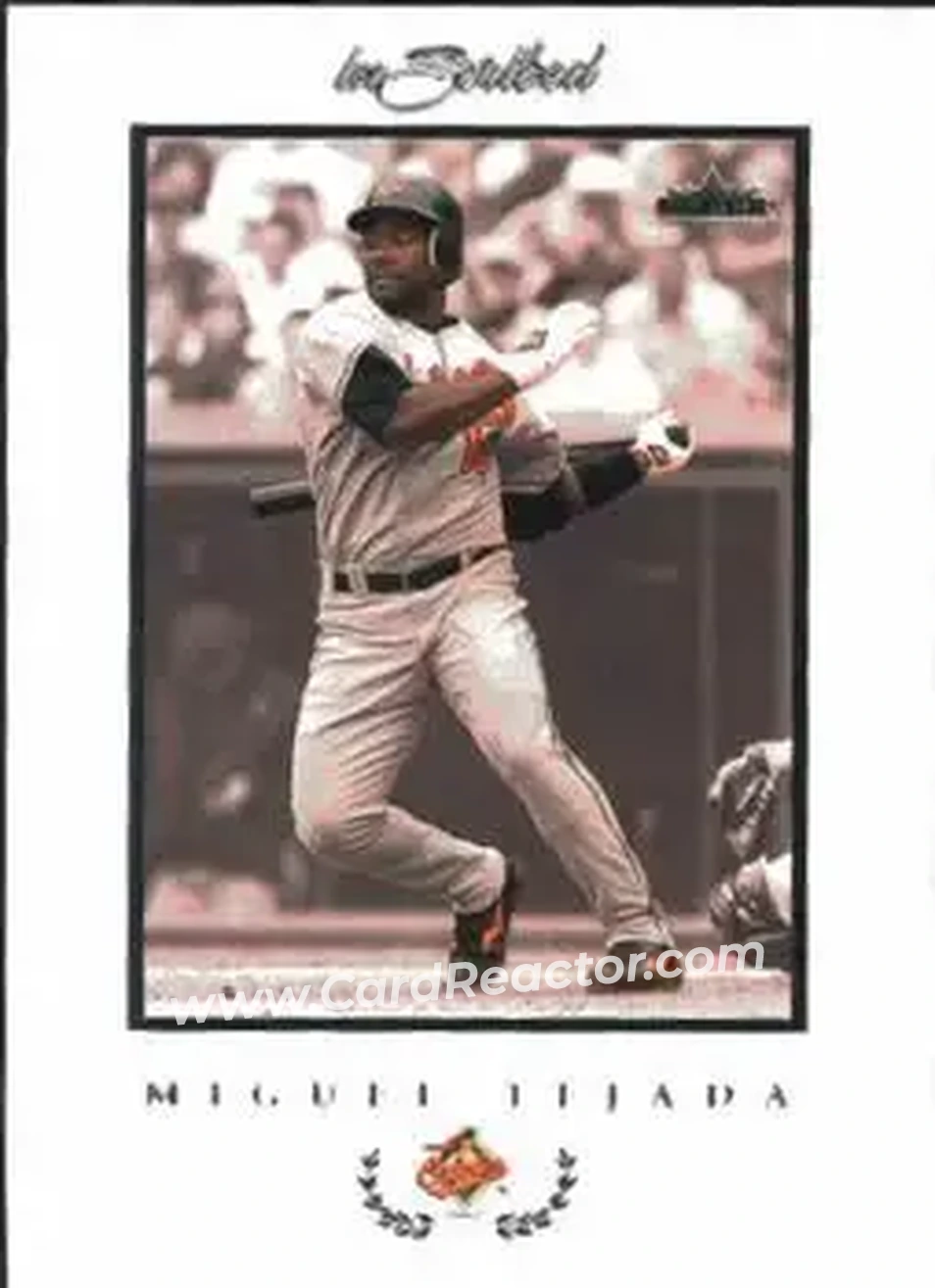 2004 Fleer InScribed #11 - Miguel Tejada - Baltimore Orioles - Front