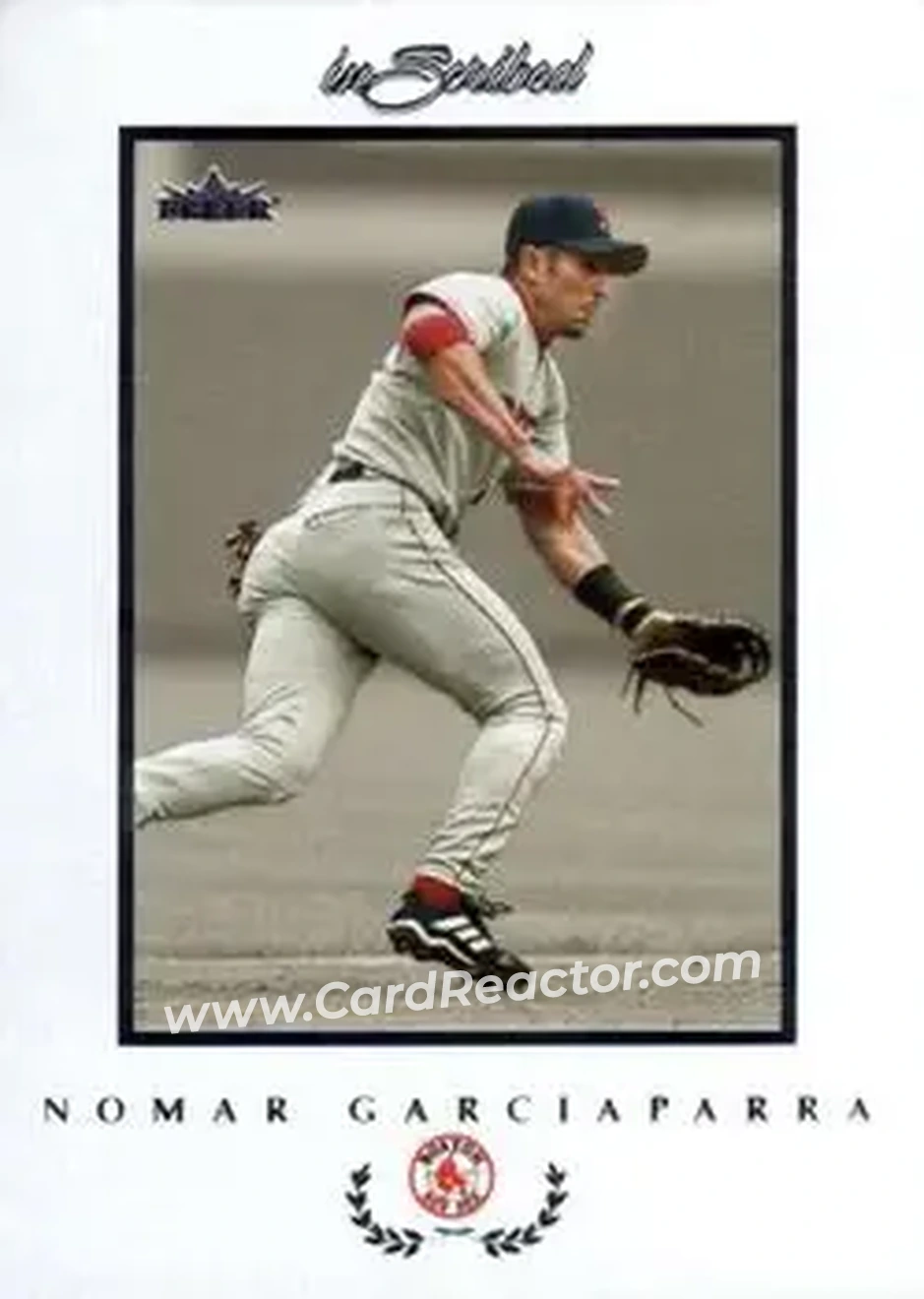 2004 Fleer InScribed #14 - Nomar Garciaparra - Boston Red Sox - Front