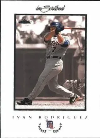 2004 Fleer InScribed #28 - Ivan Rodriguez - Detroit Tigers