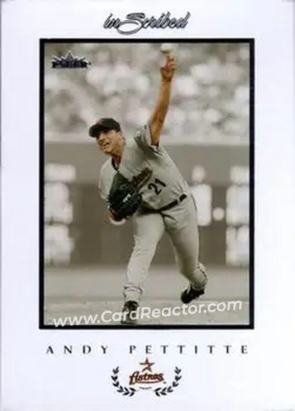 2004 Fleer InScribed #33 - Andy Pettitte - Houston Astros - Front