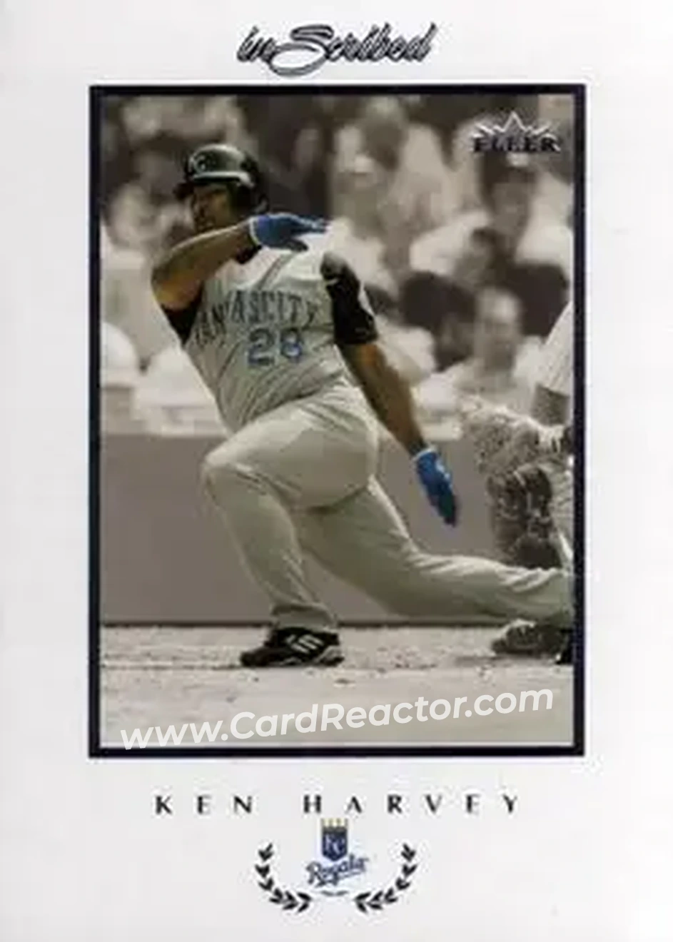 2004 Fleer InScribed #35 - Ken Harvey - Kansas City Royals - Front