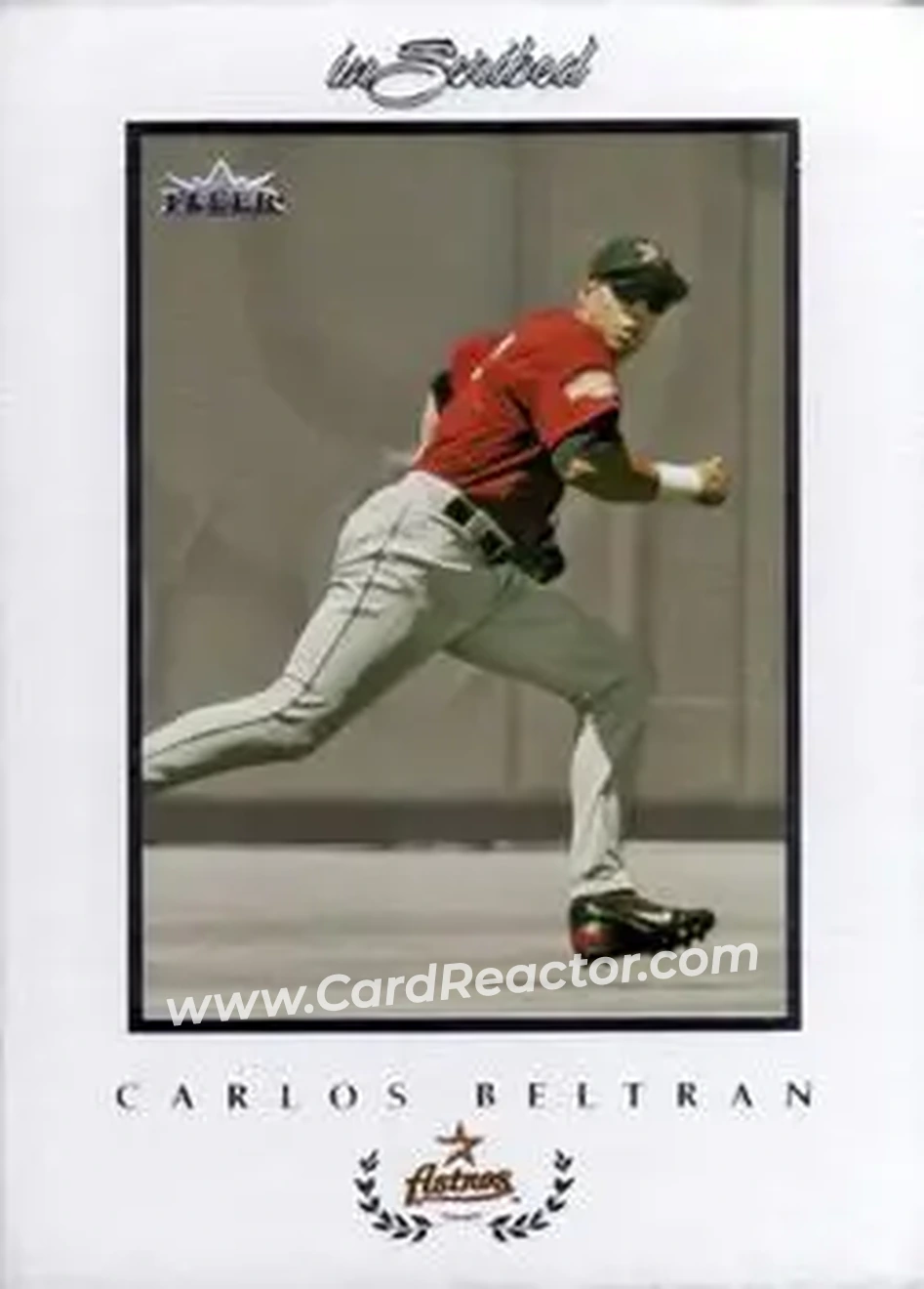 2004 Fleer InScribed #36 - Carlos Beltran - Houston Astros - Front