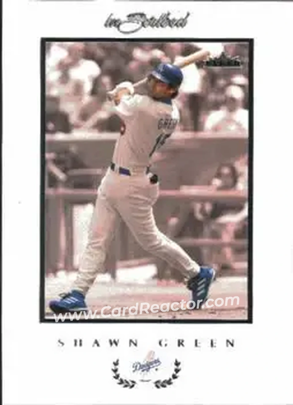 2004 Fleer InScribed #37 - Shawn Green - Los Angeles Dodgers - Front