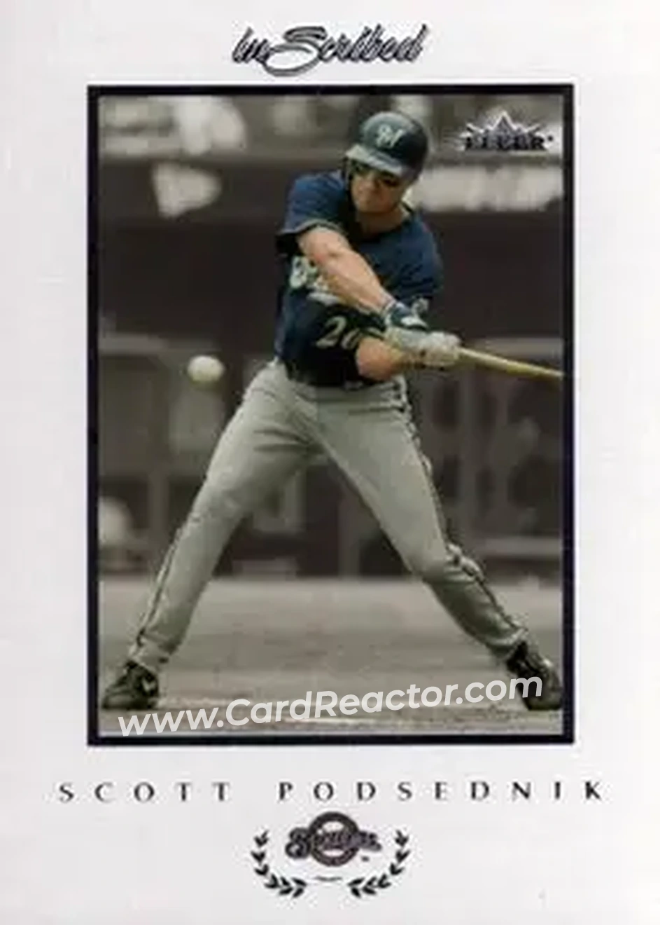 2004 Fleer InScribed #39 - Scott Podsednik - Milwaukee Brewers - Front 2004 Fleer InScribed #39 - Scott Podsednik - Milwaukee Brewers - Front