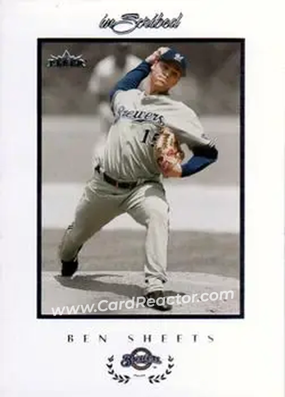 2004 Fleer InScribed #40 - Ben Sheets - Milwaukee Brewers - Front