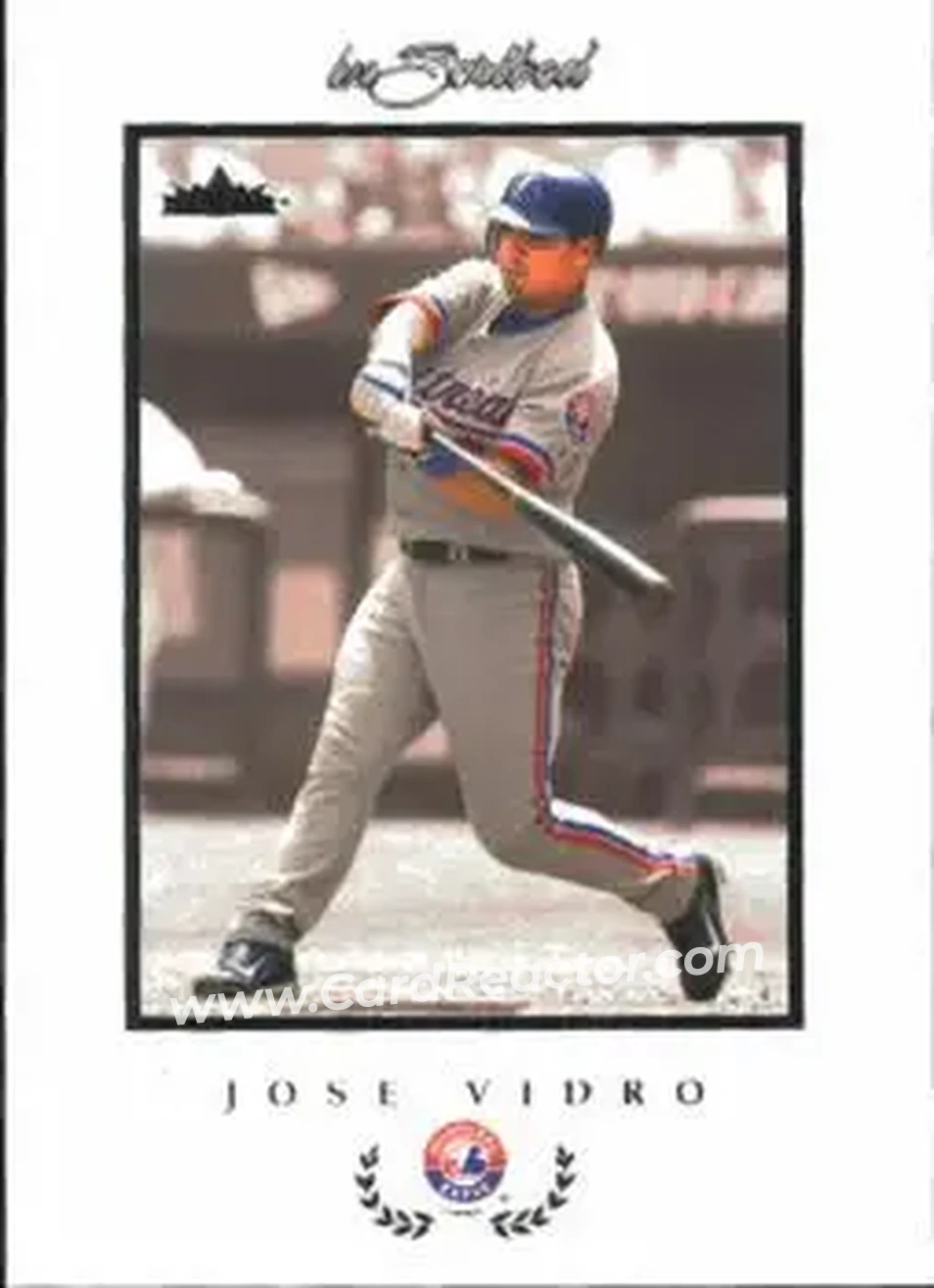 2004 Fleer InScribed #43 - Jose Vidro - Montreal Expos - Front