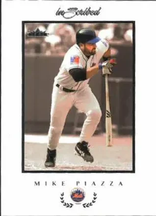 2004 Fleer InScribed #44 - Mike Piazza - New York Mets