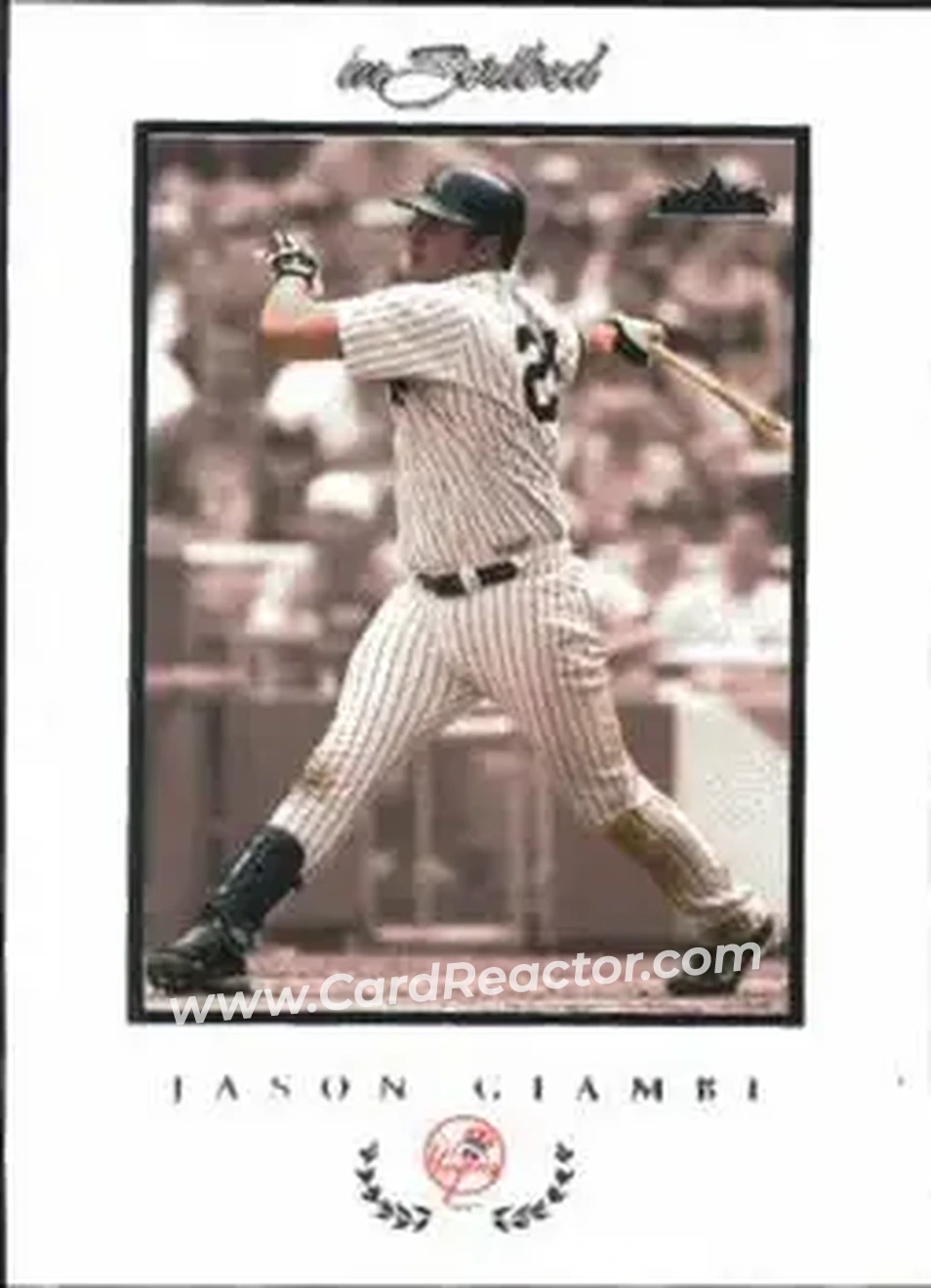 2004 Fleer InScribed #48 - Jason Giambi - New York Yankees - Front